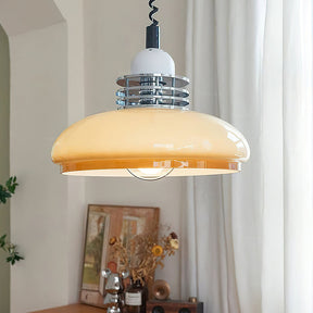 Bauhaus Brown Glass Pendant Light For Living Room