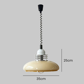 Bauhaus Brown Glass Pendant Light For Living Room