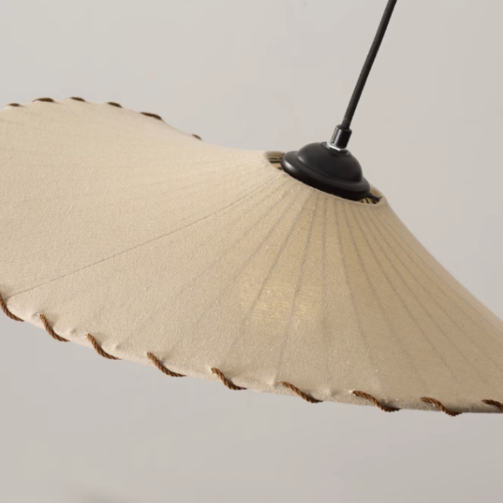 Wabi-Sabi Vintage Lotus Leaf Pendant Lamp