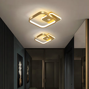 Modern Aluminum LED Motion Sensor Ceiling Light For Living Room