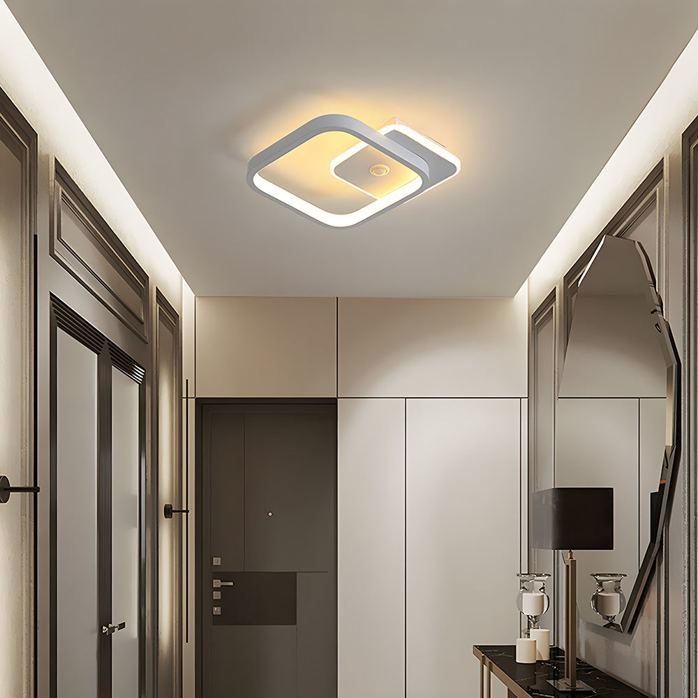 Modern Aluminum LED Motion Sensor Ceiling Light For Living Room