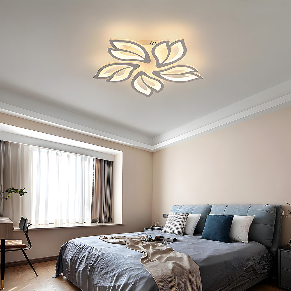 Creative Design Petals White Ceiling Light For Living Room