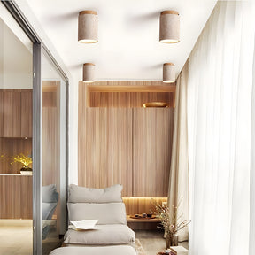 Cylindrical Ceiling Lamp for Entryway Porch Corridor Hallway