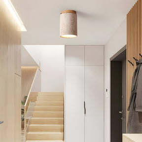 Cylindrical Ceiling Lamp for Entryway Porch Corridor Hallway