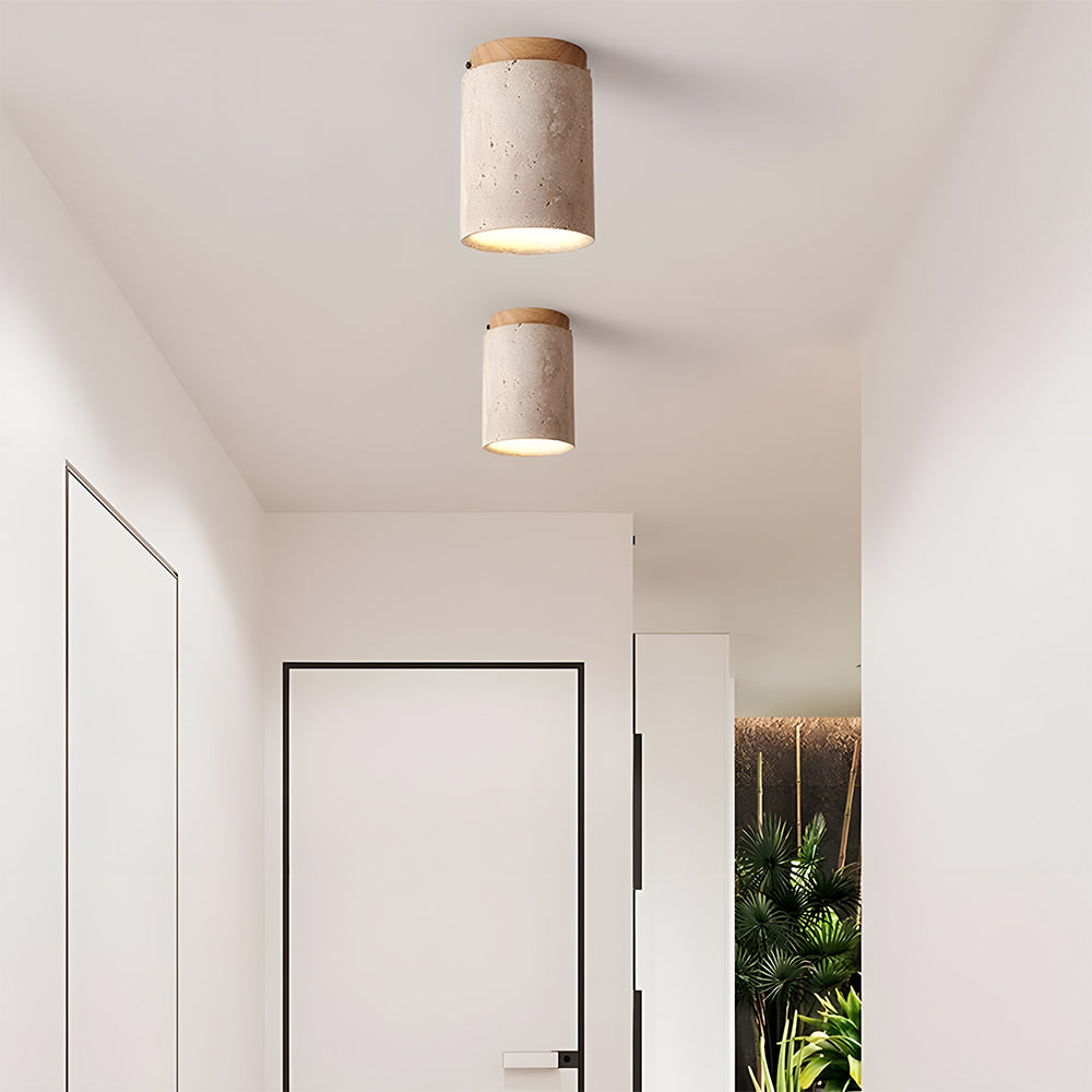 Cylindrical Ceiling Lamp for Entryway Porch Corridor Hallway