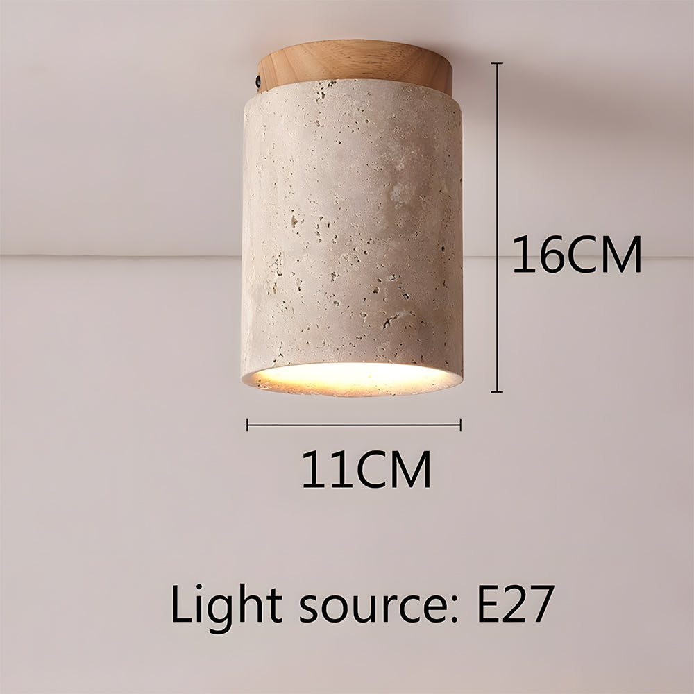 Cylindrical Ceiling Lamp for Entryway Porch Corridor Hallway
