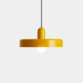 Bauhaus Modern Colorful Iron Pendant Light For Living Room