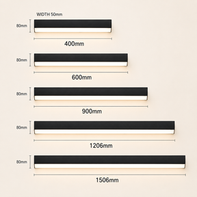 Modern IP65 Waterproof Outdoor LED Linear Wall Lamp