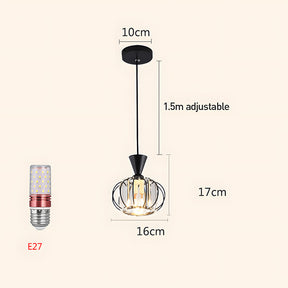 Crystal Pendant Light Shade Hanging Light for Hallway Kitchen