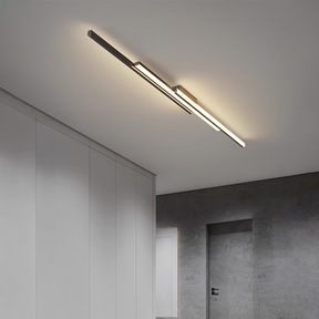 Modern Minimalist Linear LED Ceiling Lamp, Close-to-Ceiling Lights for Living room & Bedroom