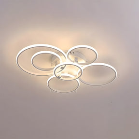 Unique Design Circle Rings Metal LED Ceiling Light