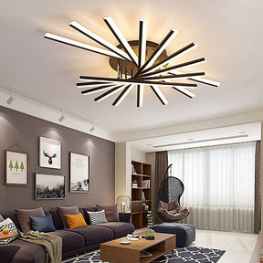 Nordic Minimalist Metal Creativity LED Ceiling Light