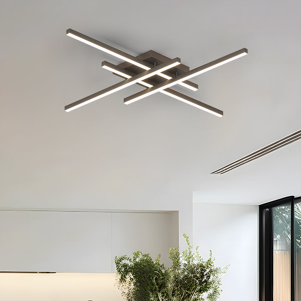 Minimalist Creative Lines LED Bedroom Ceiling Lights