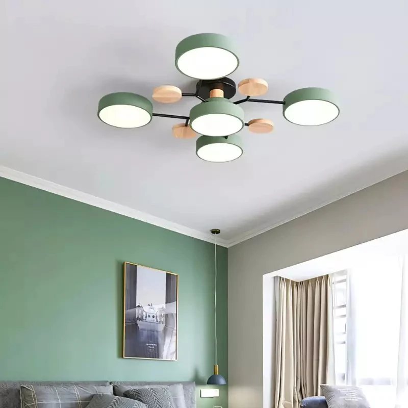 Modern Round Low Ceiling Light For Living Room