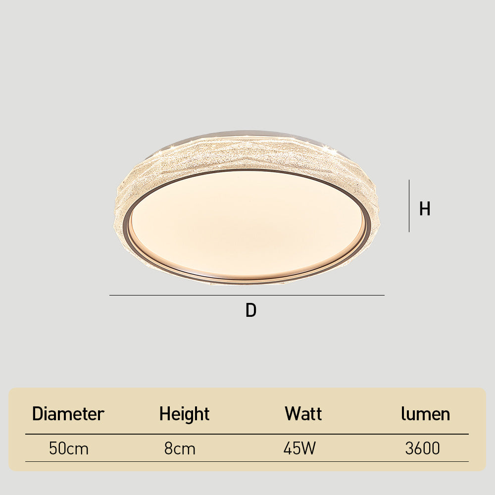 Elegant Acrylic Iron Dimmable LED Ceiling Lights for Porch Balcony