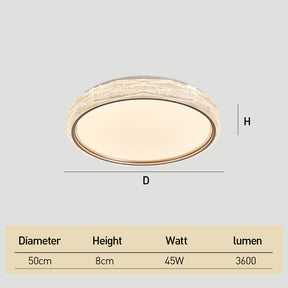 Elegant Acrylic Iron Dimmable LED Ceiling Lights for Porch Balcony