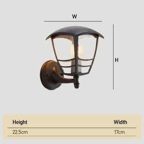 IP44 Weather-resistant Black Outdoor Lights for Garden