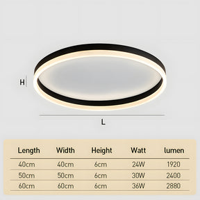 Modern Round Ceiling Lights LED for Living Room Bedroom Kitchen