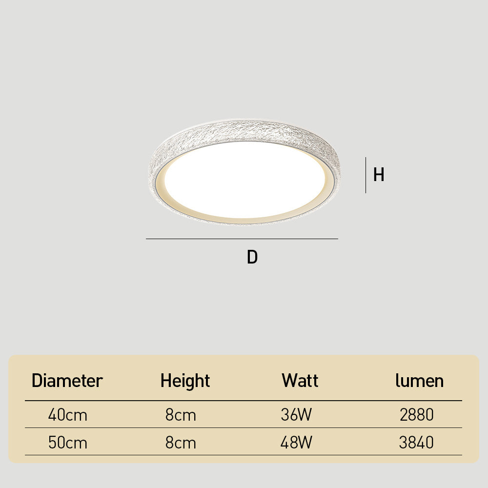 Luxury Frosted Iron Acrylic LED Ceiling Light for Bedroom