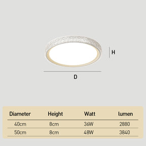 Luxury Frosted Iron Acrylic LED Ceiling Light for Bedroom