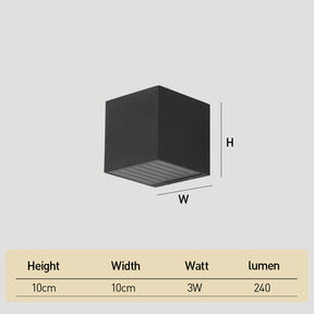 Outdoor IP65 Waterproof Up Down Wall Lights Wall Lamps