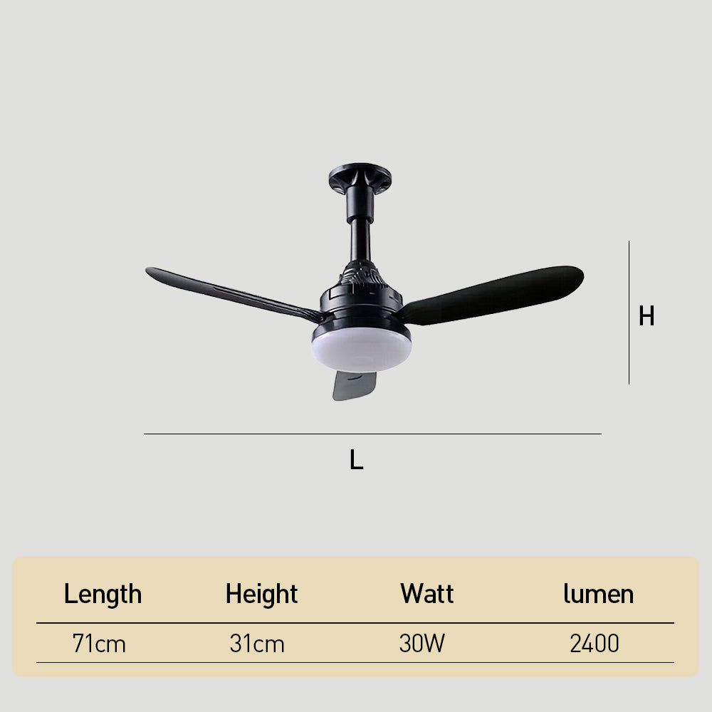 Ceiling Fans with LED Lights Dimmable for Bedroom Living Room Kitchen