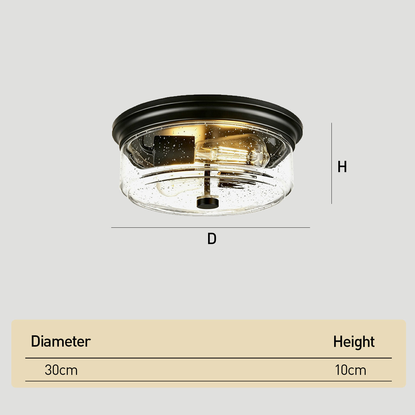 Modern Flush Mount Glass Ceiling Lights For Bedroom Kitchen