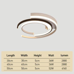 Contemporary led lights ceiling for living room