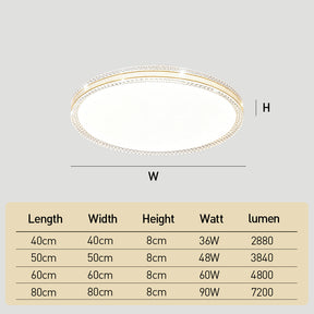 Minimalist Acrylic LED Ceiling Lights for Bedroom Living Room