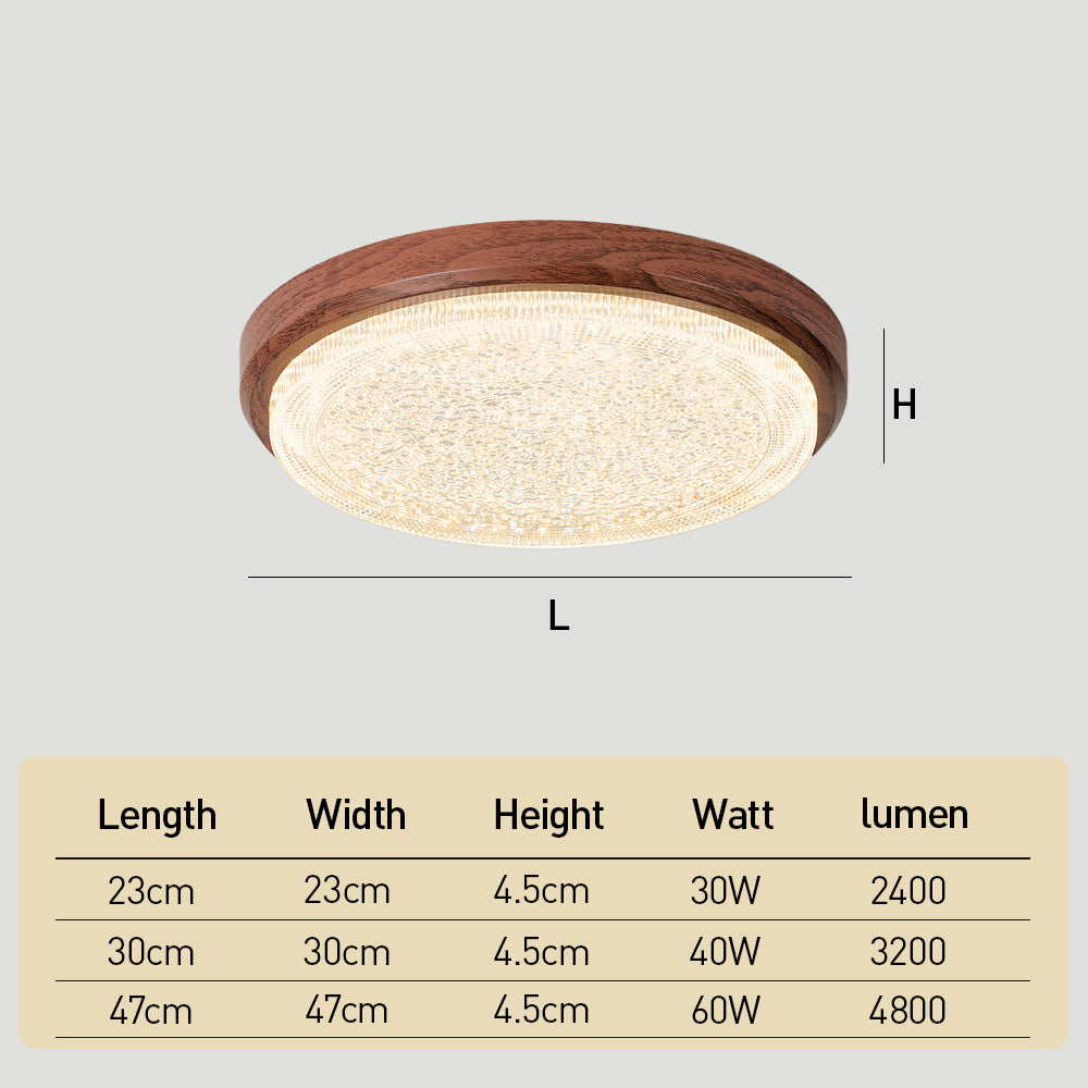 Modern Starlight LED Flush Mount Ceiling Light Round Lamp for Bedroom