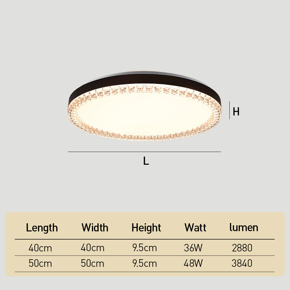 Modern Nordic Luxury Flush LED Ceiling Lights for Living Room, Bedroom
