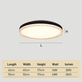 Modern Nordic Luxury Flush LED Ceiling Lights for Living Room, Bedroom