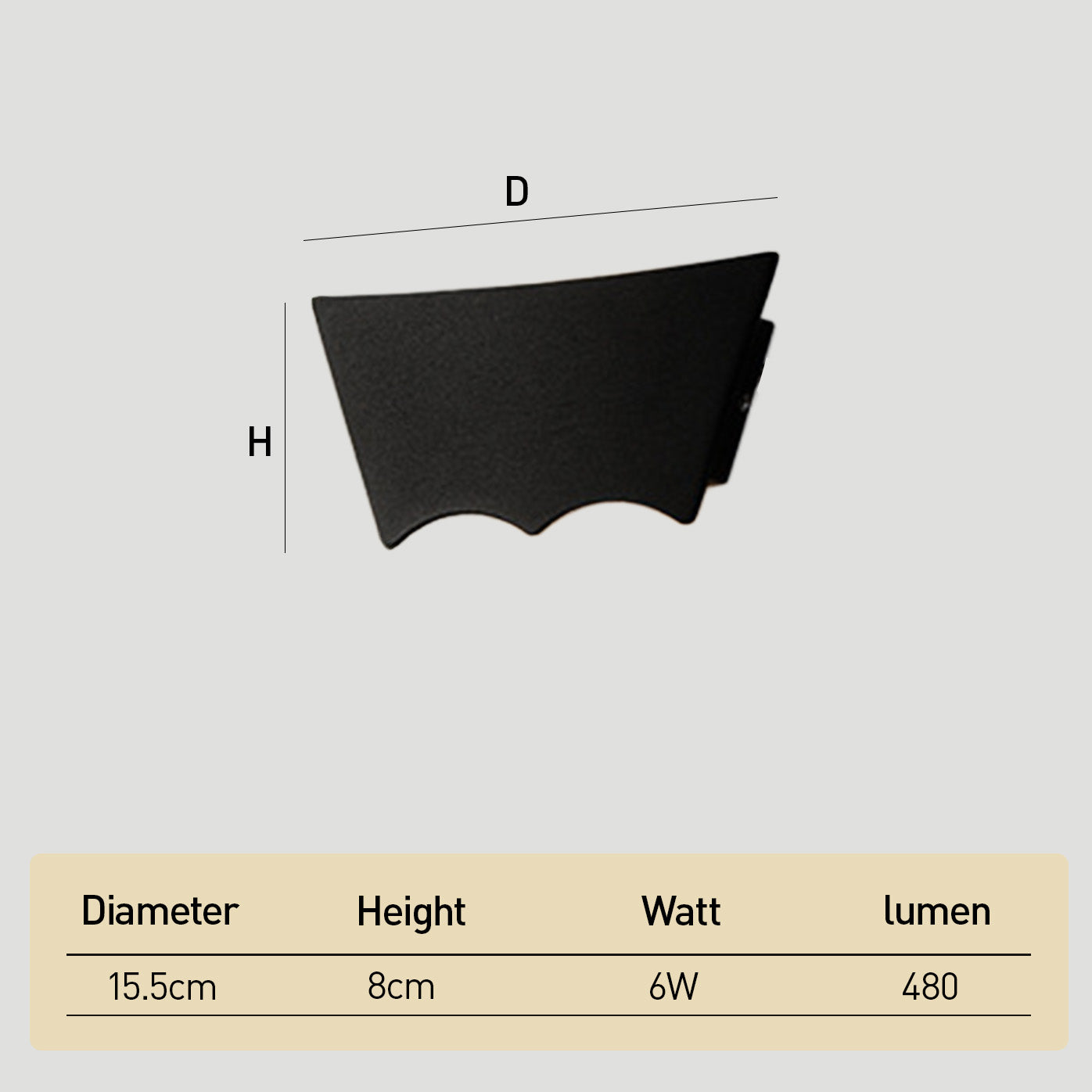 Modern Up and Down Wall Lights Outdoor for Garden and Porch