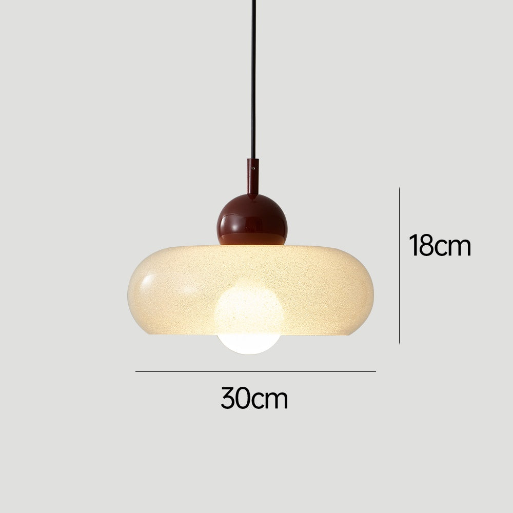 Nordic Minimalist Transparent Glass Pendant Lights For Living Room