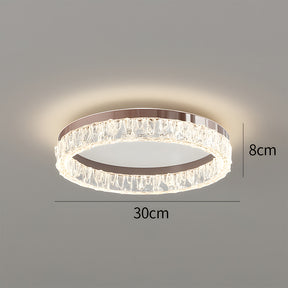 Modern Round Crystal LED Ceiling Light Fixtures