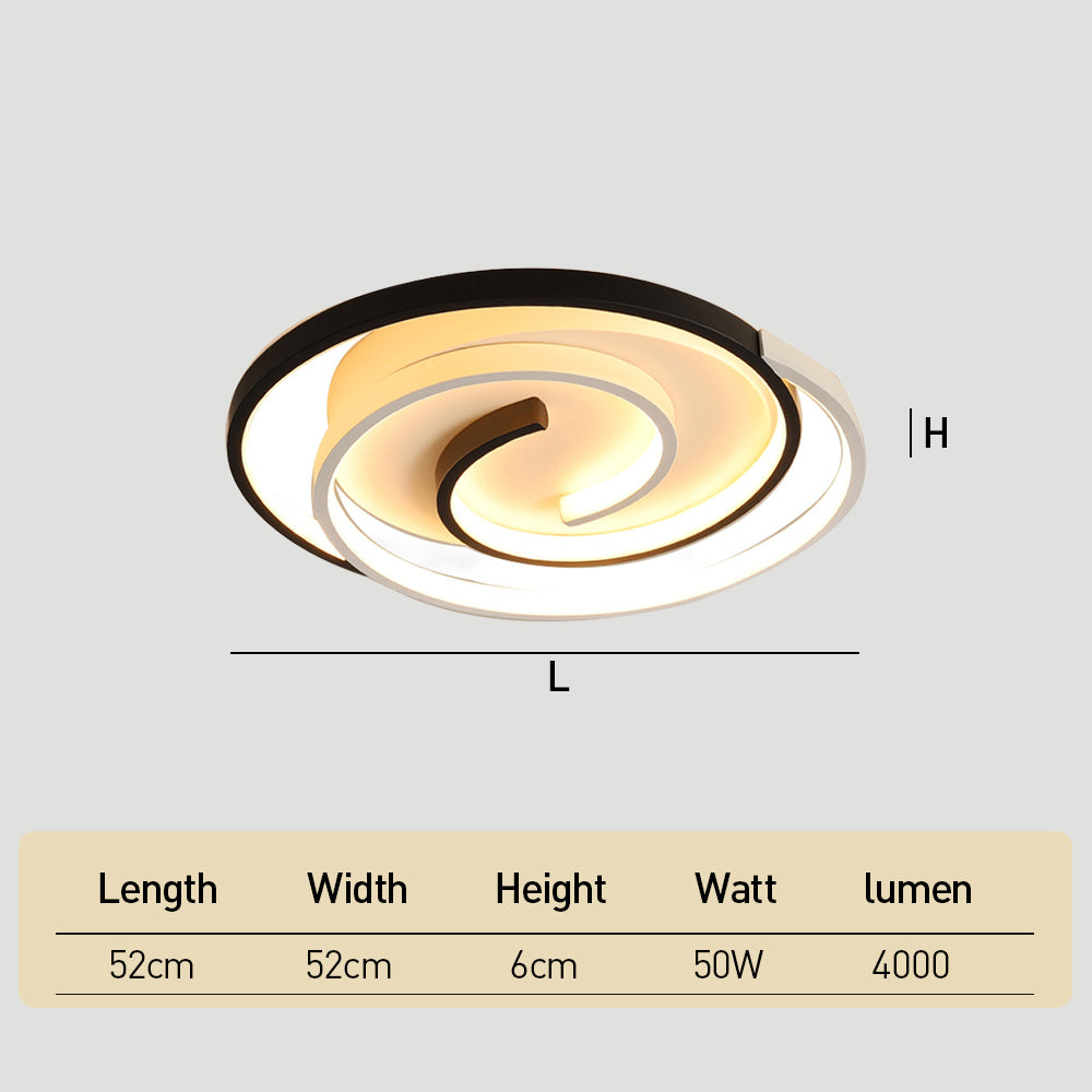 Creative Flush Mount Ceiling Lighting Fixture Energy Efficient for Living room & Bedroom