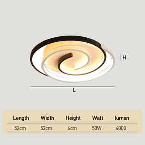 Creative Flush Mount Ceiling Lighting Fixture Energy Efficient for Living room & Bedroom