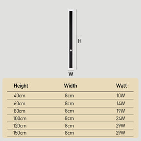 Outdoor Sensor Wall Light, IP65 Garden Wall Lamp