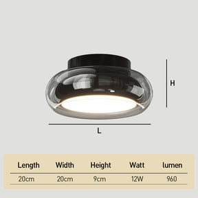 Modern cream style hallway led ceiling lights