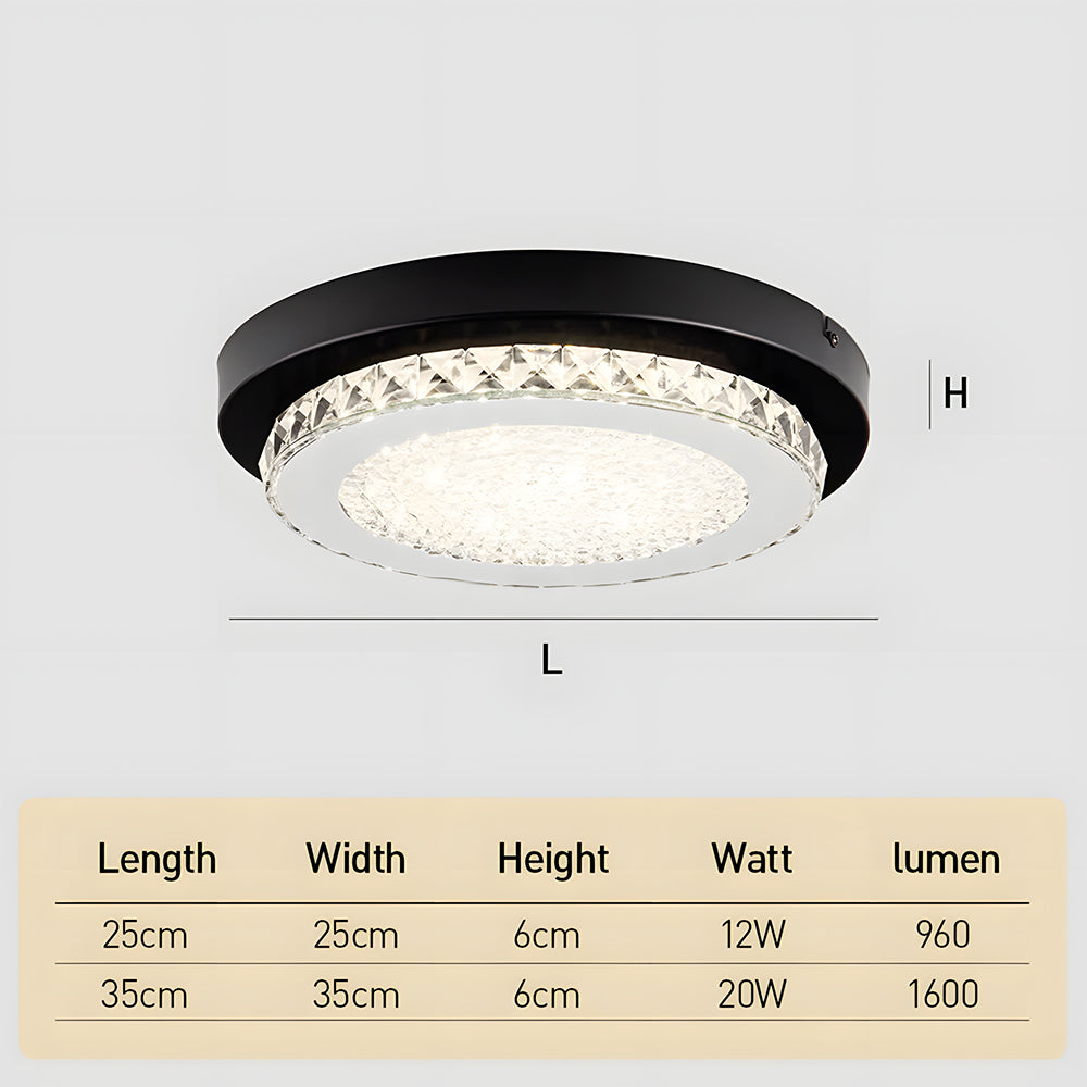 LED Ceiling Lights Flush Crystal Ceiling Lights