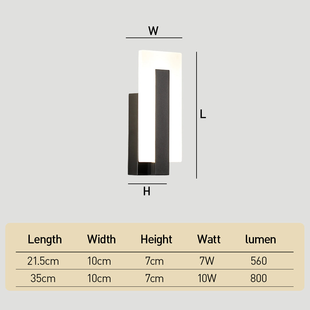 Modern Indoor LED Wall Sconce Fixture for Bedroom Hallway