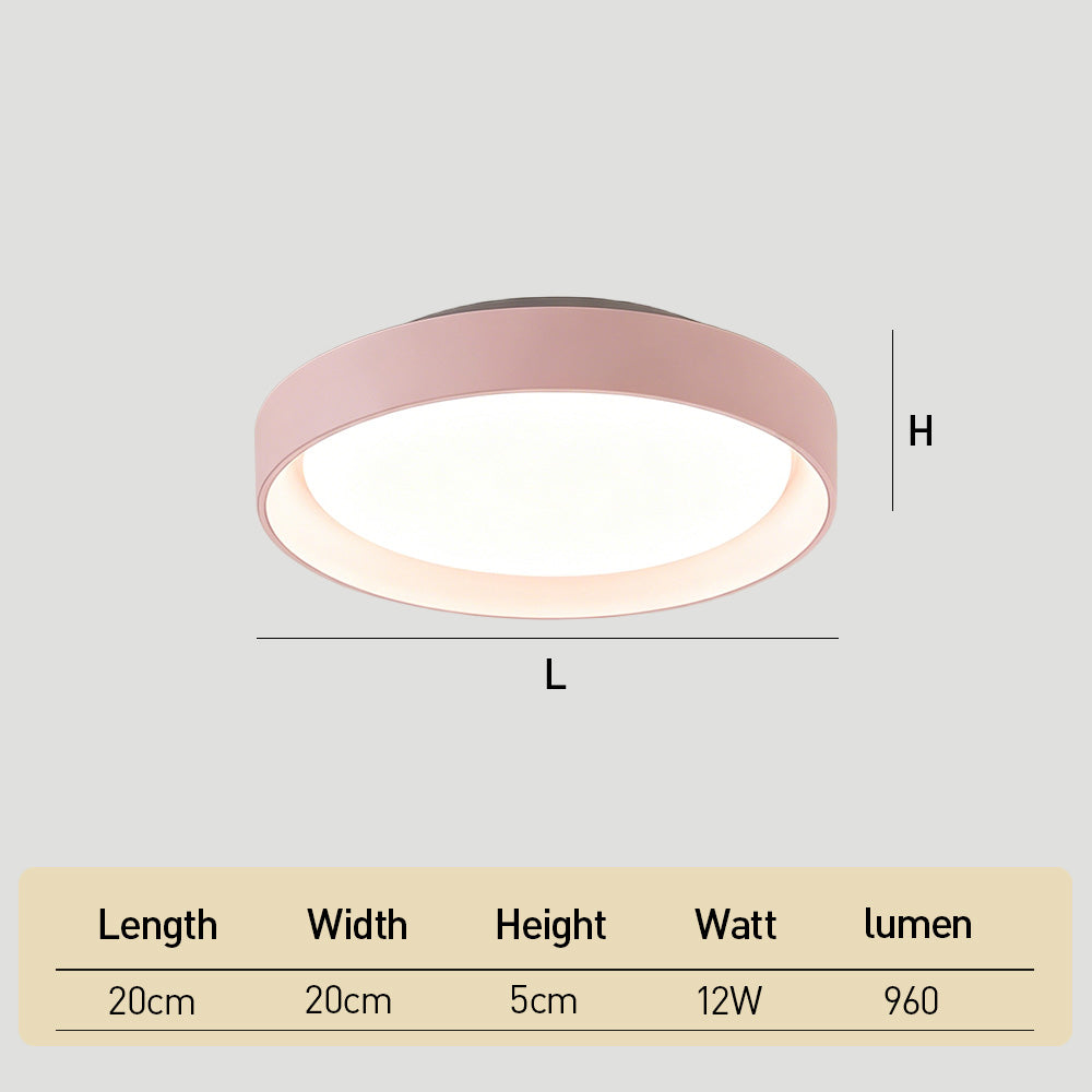 Modern Nordic Round Flush Ceiling Lights for Hallway
