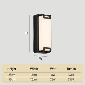 Modern Aluminium Acrylic Wall Lights