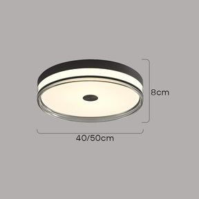 Minimalist Modern Black Acrylic LED Living Room Ceiling Lights