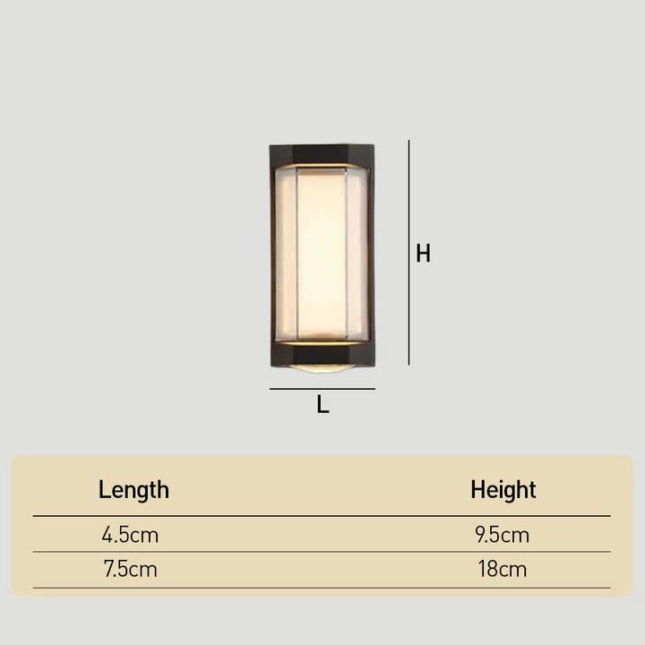LED Waterproof Up and Down Outdoor Wall Lighting for Garden Halls Terrace Patio