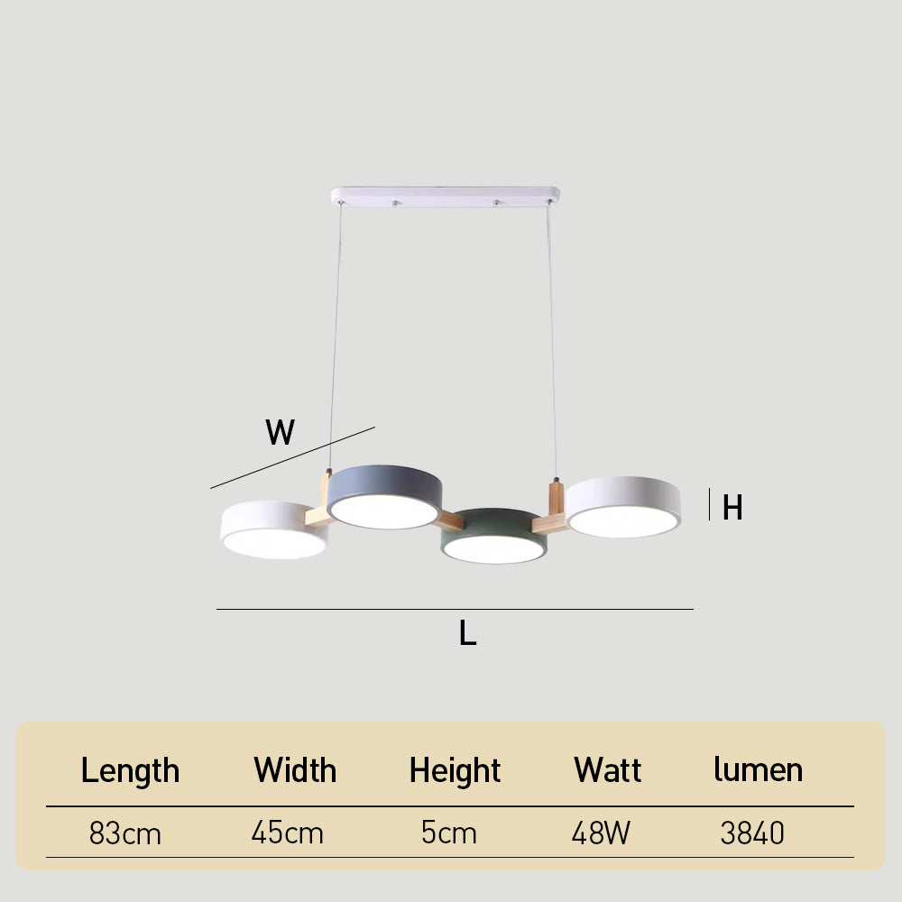 Scandinavian Nordic Island Pendant Lights for Dining Area