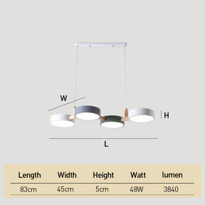 Scandinavian Nordic Island Pendant Lights for Dining Area