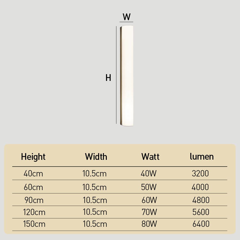Modern IP65 Waterproof Long Exterior Wall Lights for Garden Porch