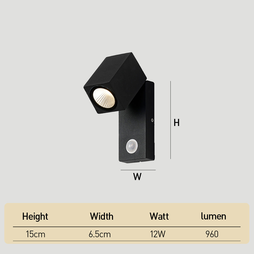 Up and Down LED Outdoor Wall Lights with Motion Sensor for Porch Patio