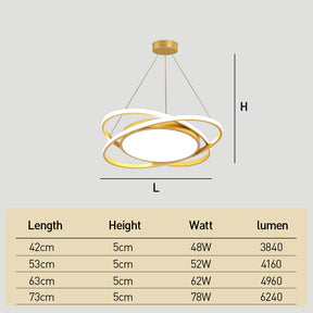Nordic Simple LED Hanging Lamp